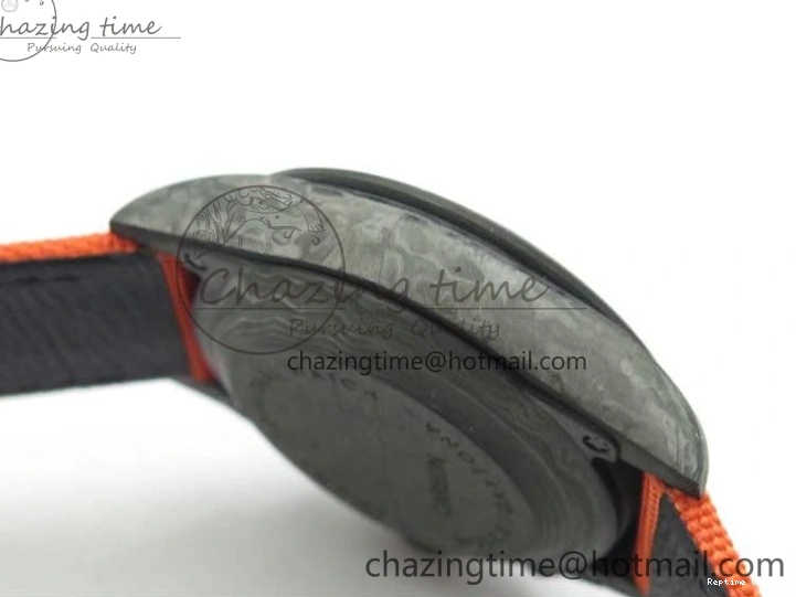 0503 AllSeason Daytona DIW Carbon OMF Best Edition Carbon Orange Dial on Orange Nylon Strap A 2845